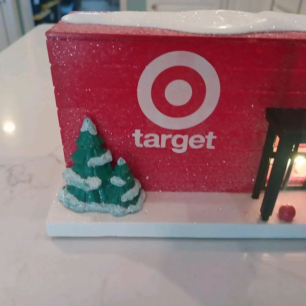 Target LED Store Building~Christmas Village~2005 Bullseye’s Playground~Works!